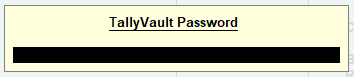 Security Control and Password in TallyERP9